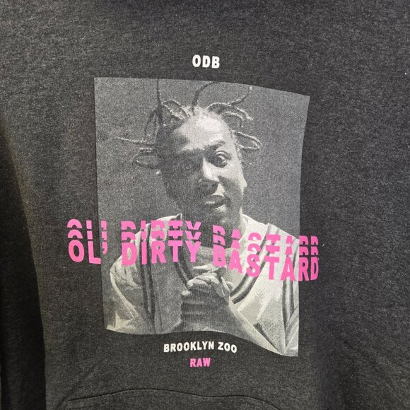 NWOT Ol' Dirty Bastard Brooklyn Zoo Raw Hoodie Size Large - Picture 4 of 4